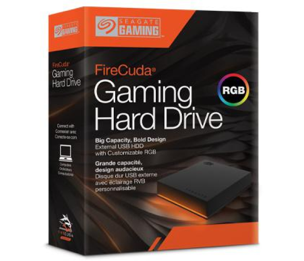Seagate FireCuda Gaming Hub 8TB USB 3.2 Gen. 1 Czarny - 655990 - zdjęcie 3